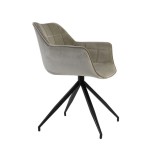 DINING CHAIR JM VELVET GREY - CHAIRS, STOOLS